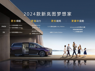 2024款新岚图梦想家上市 33.99万元起售
