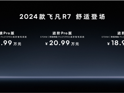 双车同价,18.99万元起,飞凡双子星刷新20万级舒适体验新标杆
