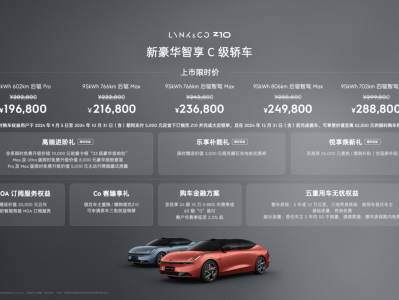上市限时价19.68万元起 新豪华智享C级轿车——领克Z10正式上市